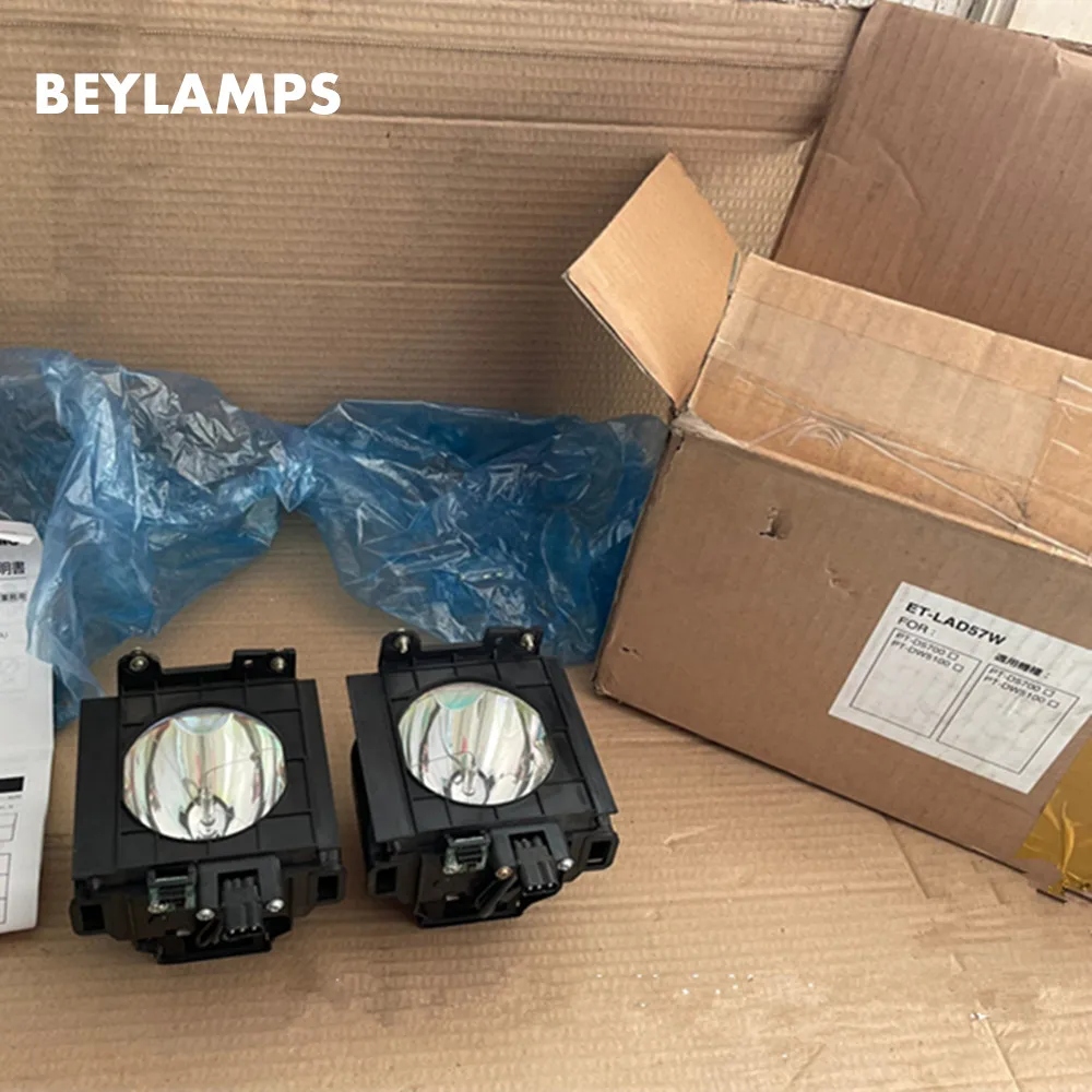 

2PCS ET-LAD57 ET-LAD57W Original projector lamp With Housing OEM For PT-DW5100 PT-D5700L PT-D5700 PT-D5700E PT-D5700EL