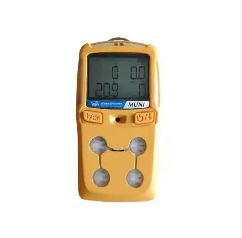 

Multi Gas s MUNI MP420 4 Gas Detector O2 H2S CO LEL Portable Gas Analyzer Alarm CH4 Detector