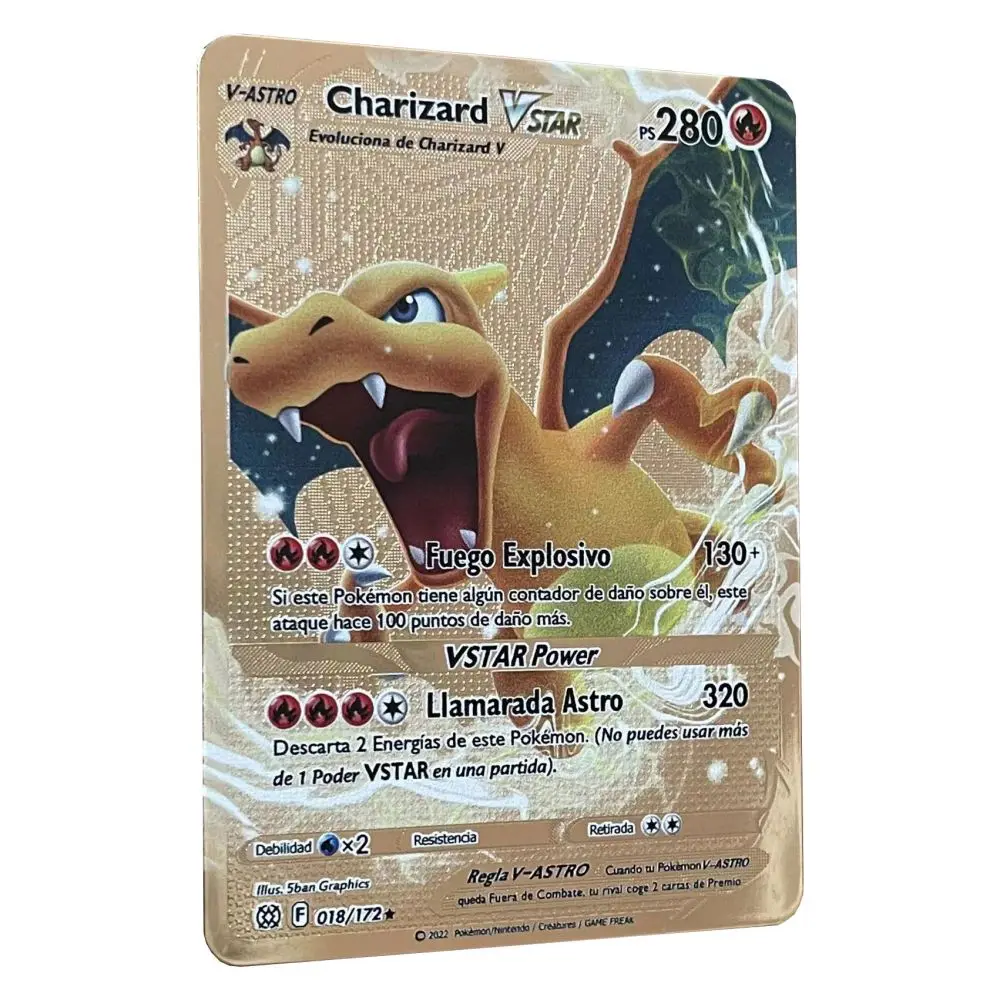 Happy baby toy storeSpanish Pokemon Metal Vmax GX Shiny Gold Iron Letters Game Card Child Christmas Birthdays Gift | Daraz.com.bd Happy baby toy storeSpanish Pokemon Metal Vmax GX Shiny Gold Iron Letters Game Card Child Christmas Birthdays Gift | Daraz.com.bd