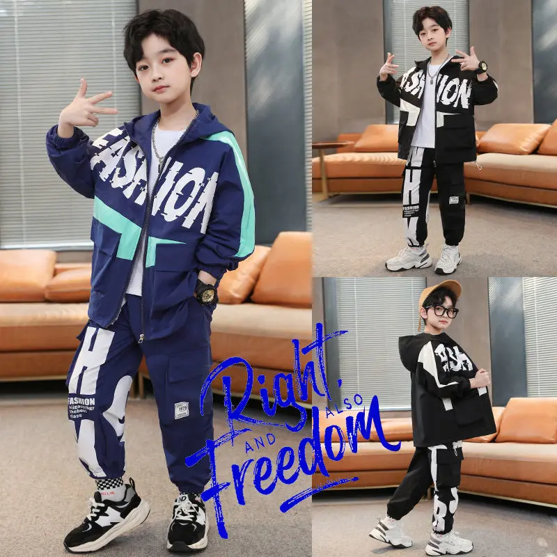 2023 Fashion Boys 2 Pcs Set Spring Autumn Kids Clothes Baby Outfits Children Clothing Coats Tops + Pants Suit Casual Clothes
2023 Fashion Boys 2 Pcs Set Spring Autumn Kids Clothes Baby Outfits Children Clothing Coats Tops + Pants Suit Casual Clothes
