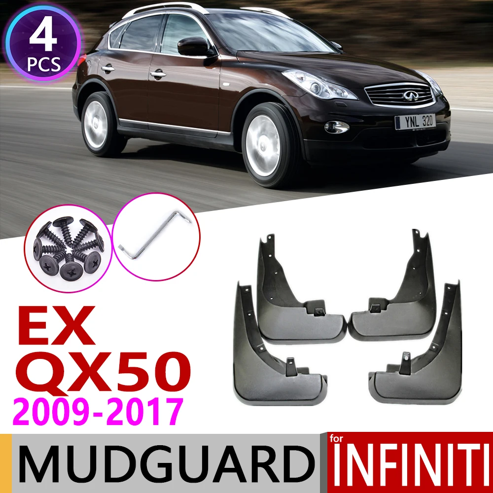 Car Mudflap for Infiniti EX EX25 EX35 EX37 QX50 2008~2017 Fender Mud Guard Flap Splash Flaps Mudguard Accessories 2010 2015 2016
Car Mudflap for Infiniti EX EX25 EX35 EX37 QX50 2008~2017 Fender Mud Guard Flap Splash Flaps Mudguard Accessories 2010 2015 2016