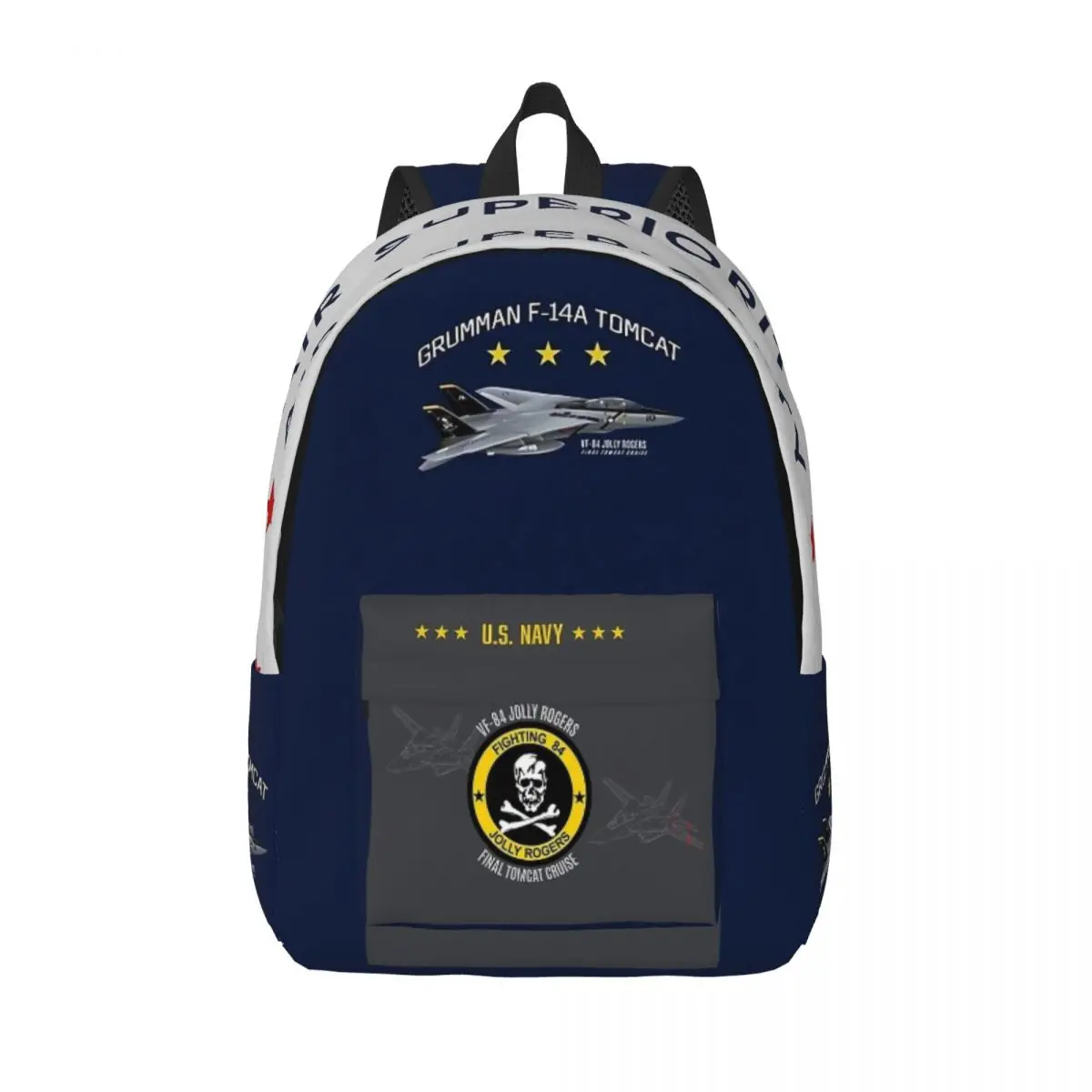 F-14 Tomcat Jolly Roger Final Tour Military Backpack for Boy Girl Kids Student School Bookbag Daypack Preschool Kindergarten Bag
F-14 Tomcat Jolly Roger Final Tour Military Backpack for Boy Girl Kids Student School Bookbag Daypack Preschool Kindergarten Bag
