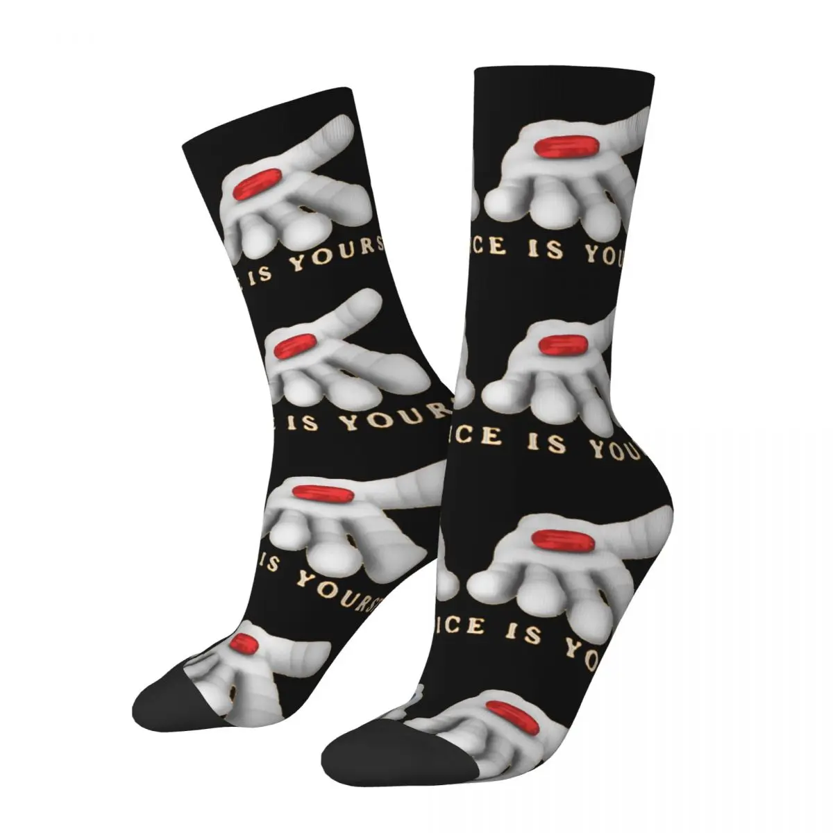 Happy Funny Your Choice Men's Socks Vintage Harajuku The Matrix Hip Hop Novelty Seamless Crew Crazy Sock Gift Printed
Happy Funny Your Choice Men's Socks Vintage Harajuku The Matrix Hip Hop Novelty Seamless Crew Crazy Sock Gift Printed