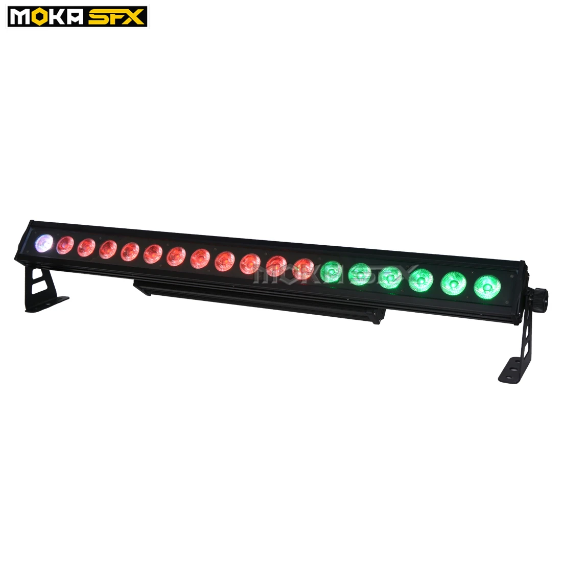 MOKA 18x18W Wall Wash Light Stage Lighting Effect Waterproof RGBWAUV 6in1 LED Wall Washer Bar Light for DJ Show Party Bar
MOKA 18x18W Wall Wash Light Stage Lighting Effect Waterproof RGBWAUV 6in1 LED Wall Washer Bar Light for DJ Show Party Bar