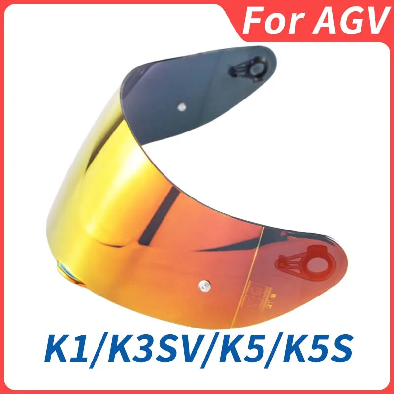 

For AGV K5 K5S K5-S K3SV K1 K1S Compact ST Motorcycle Helmet Visor Lens Shield Glasses Full face Pin Accesorios Para Moto Casque