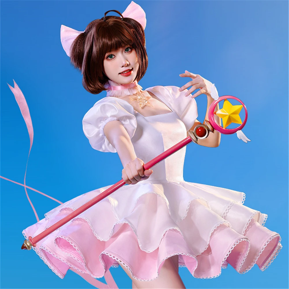 AGCOS Card Captor KINOMOTO SAKURA Battle Suit Pink Dress Cosplay Costume Christmas Cosplay
AGCOS Card Captor KINOMOTO SAKURA Battle Suit Pink Dress Cosplay Costume Christmas Cosplay