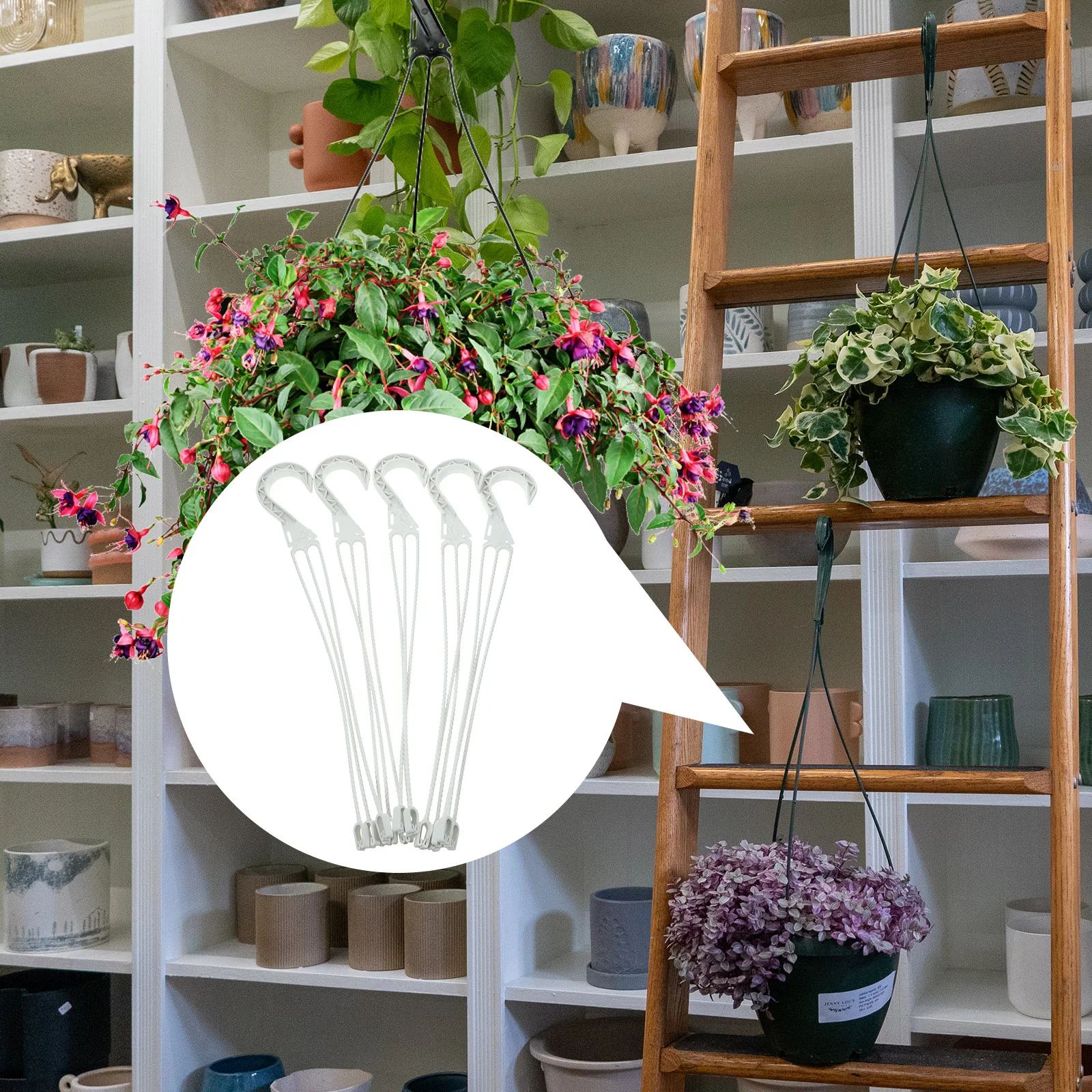 5 Pcs Absorb Water Succulent Flowerpot Flower Pot Basket Basin Water-absorbing Hook Pots Ornaments Fixtures Plastic
5 Pcs Absorb Water Succulent Flowerpot Flower Pot Basket Basin Water-absorbing Hook Pots Ornaments Fixtures Plastic