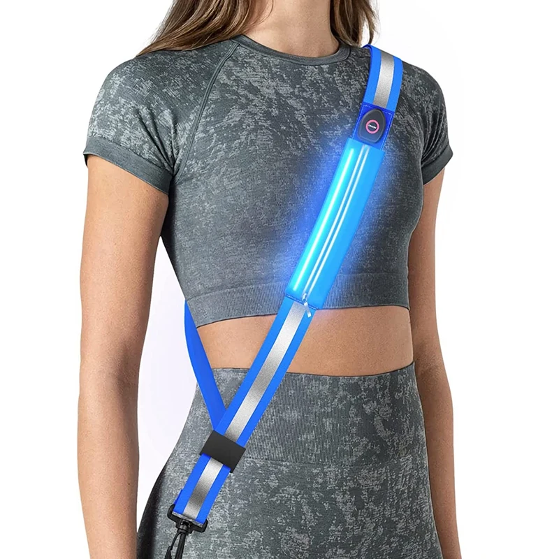 LED Reflective Belt Sash For Walking At Night,Rechargeable LED Light Up Running Belt For Runners Walkers
LED Reflective Belt Sash For Walking At Night,Rechargeable LED Light Up Running Belt For Runners Walkers