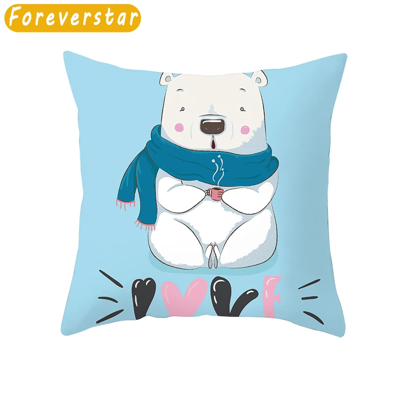 Cute Cartoon Animal Pillow Case Home Sofa Bed Decor Polyester Cushion Cover Decorative Pillowcase 45x45cm Funda Cojin Cojines
Cute Cartoon Animal Pillow Case Home Sofa Bed Decor Polyester Cushion Cover Decorative Pillowcase 45x45cm Funda Cojin Cojines