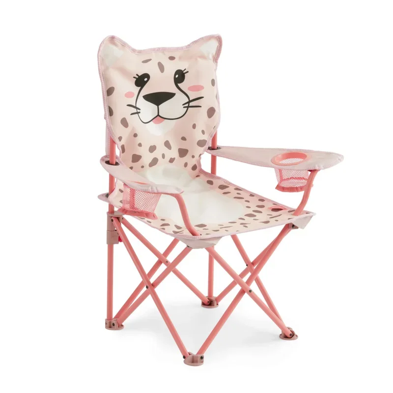 

Firefly! Outdoor Gear Cha Cha the Cheetah Kid's Camping Chair - Pink/Tan Color