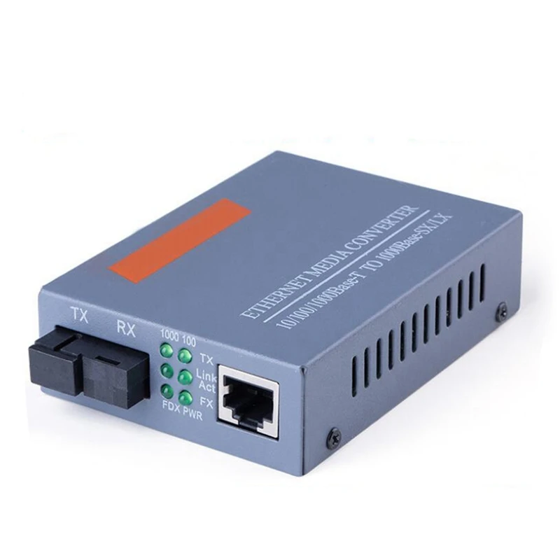 

Гигабитный волоконно-оптический медиа конвертер HTB-GS-03 1000 Мбит/с одним волоконным портом SC внешний источник питания, только терминал порта B