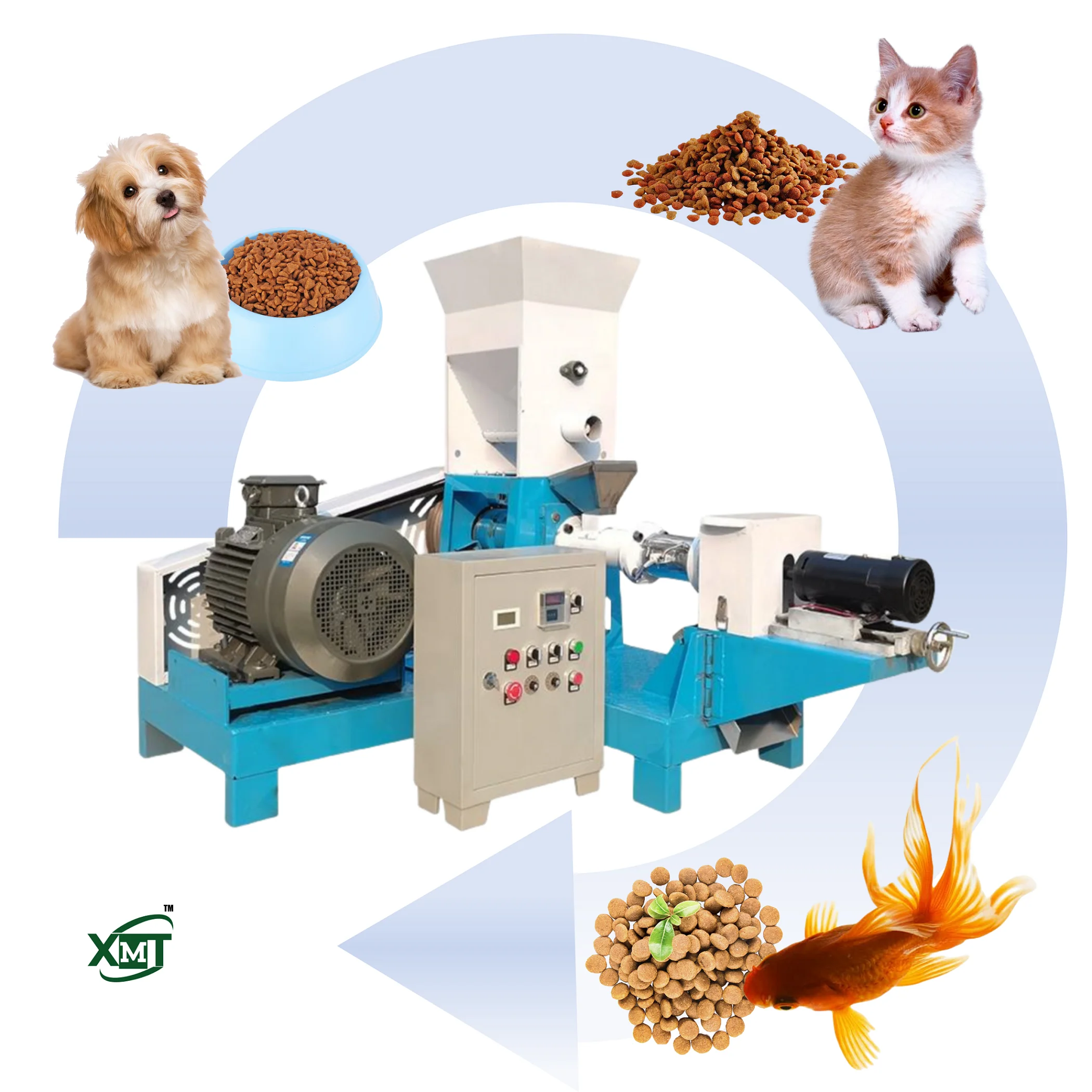 Pet Food Puffing Machine Production Line Dog Food Puffing Pellet Machine Cat Food Screw Puffing Machine Equipment
Pet Food Puffing Machine Production Line Dog Food Puffing Pellet Machine Cat Food Screw Puffing Machine Equipment