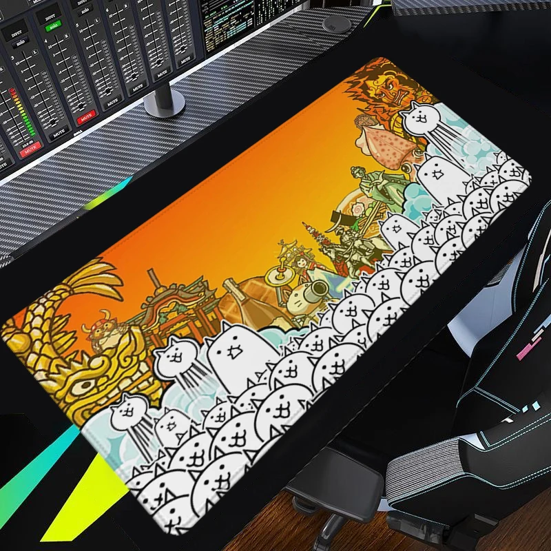 Rubber Mousepad Battle Cats Mouse Pad Gaming Accessory Pc Gamer XXL Carpets Office Computer Desk Mat Locking Edge Keyboard Mats
Rubber Mousepad Battle Cats Mouse Pad Gaming Accessory Pc Gamer XXL Carpets Office Computer Desk Mat Locking Edge Keyboard Mats