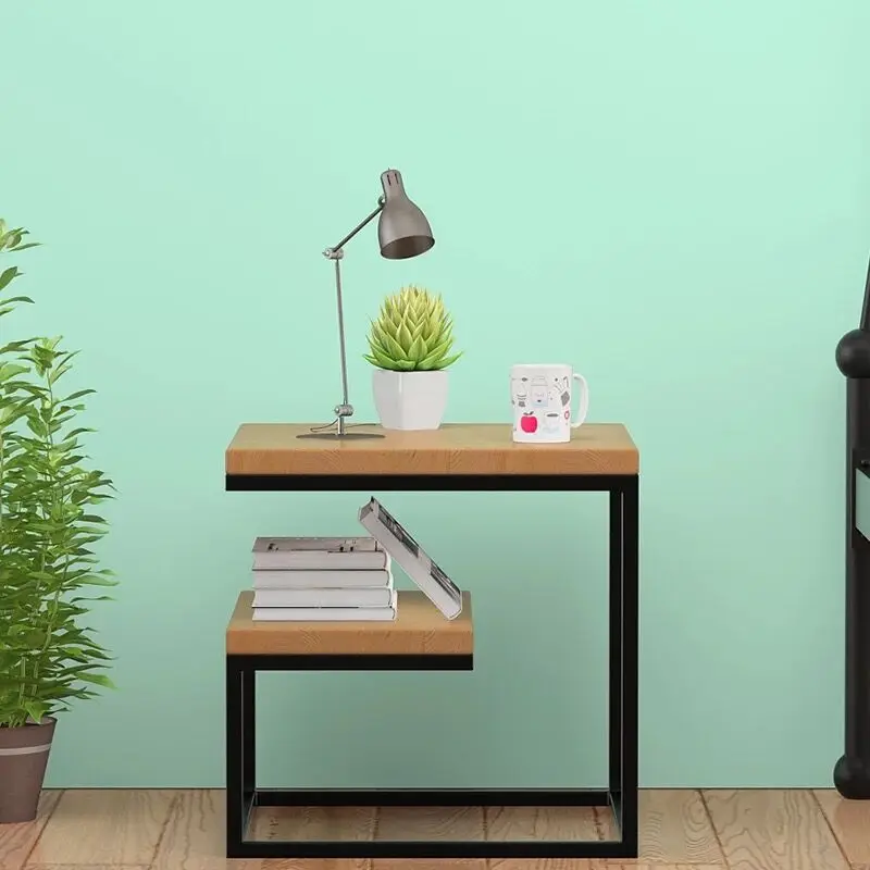 Solid Wood Bedside Cupboard Double Layer Lron Frame Nightstand Simple Creative Night Lamp Table Bedside Storage Locker Fixtures
Solid Wood Bedside Cupboard Double Layer Lron Frame Nightstand Simple Creative Night Lamp Table Bedside Storage Locker Fixtures