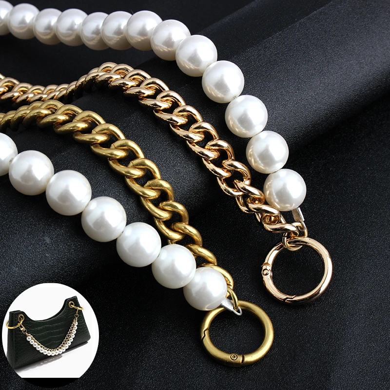 Hot Sale 47cm 16mm Wide Decorative Pearl Chain Light Weight Aluminum Women Fashion Purse Frame Chain Purse Bag Handles
Hot Sale 47cm 16mm Wide Decorative Pearl Chain Light Weight Aluminum Women Fashion Purse Frame Chain Purse Bag Handles