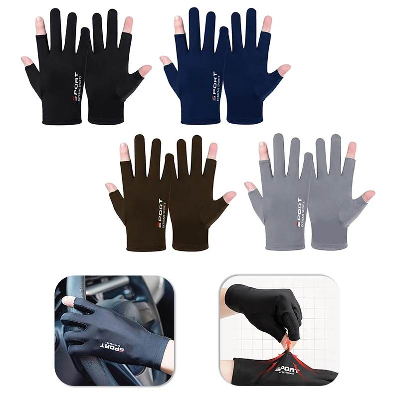 Summer Gloves Men Ice Silk Sun Proction Driving Glove Fishing Gloves Breathable Cycling Hiking Glove
Summer Gloves Men Ice Silk Sun Proction Driving Glove Fishing Gloves Breathable Cycling Hiking Glove