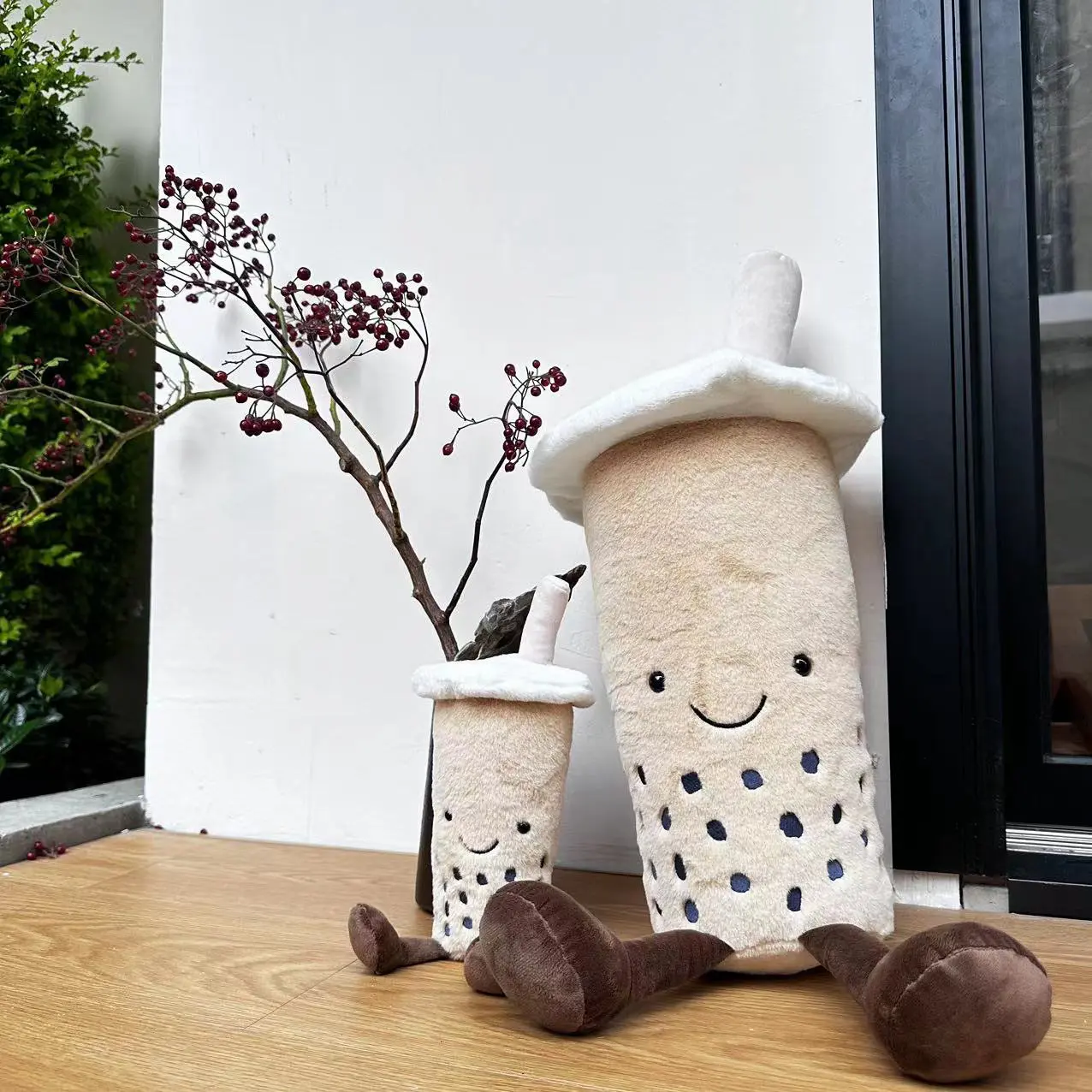 9inch /18.5In Boba Plush Pearl Milk Tea Cup Plushie Pillow Cute Cartoon Bubble Stuffed Toy with Suction Tubes for Girls Kids
9inch /18.5In Boba Plush Pearl Milk Tea Cup Plushie Pillow Cute Cartoon Bubble Stuffed Toy with Suction Tubes for Girls Kids