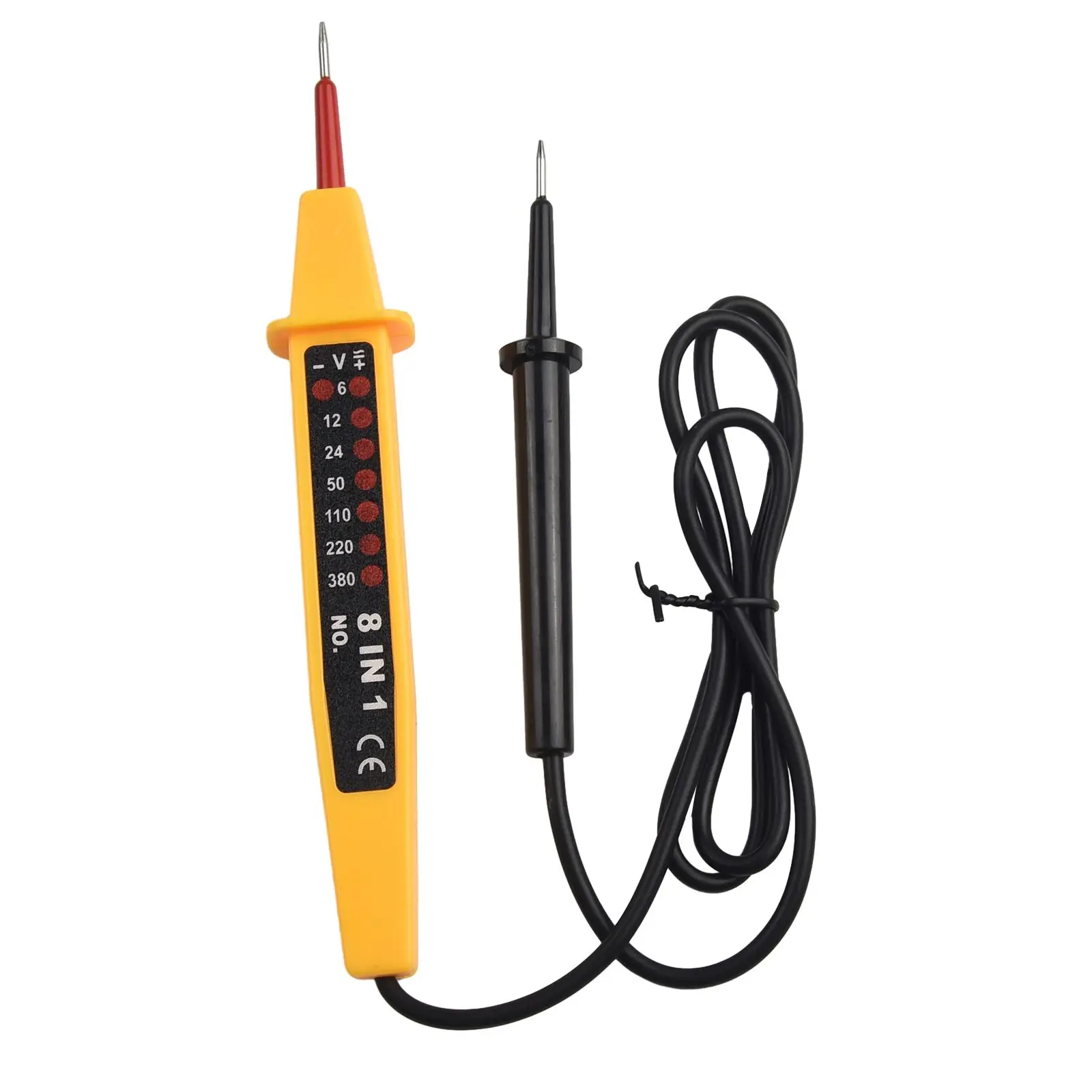 8 In 1 Voltage Tester For Home Appliances/wiring Inspection AC DC 6-500V Auto Electrical Pen Circuit Detector Tester
8 In 1 Voltage Tester For Home Appliances/wiring Inspection AC DC 6-500V Auto Electrical Pen Circuit Detector Tester