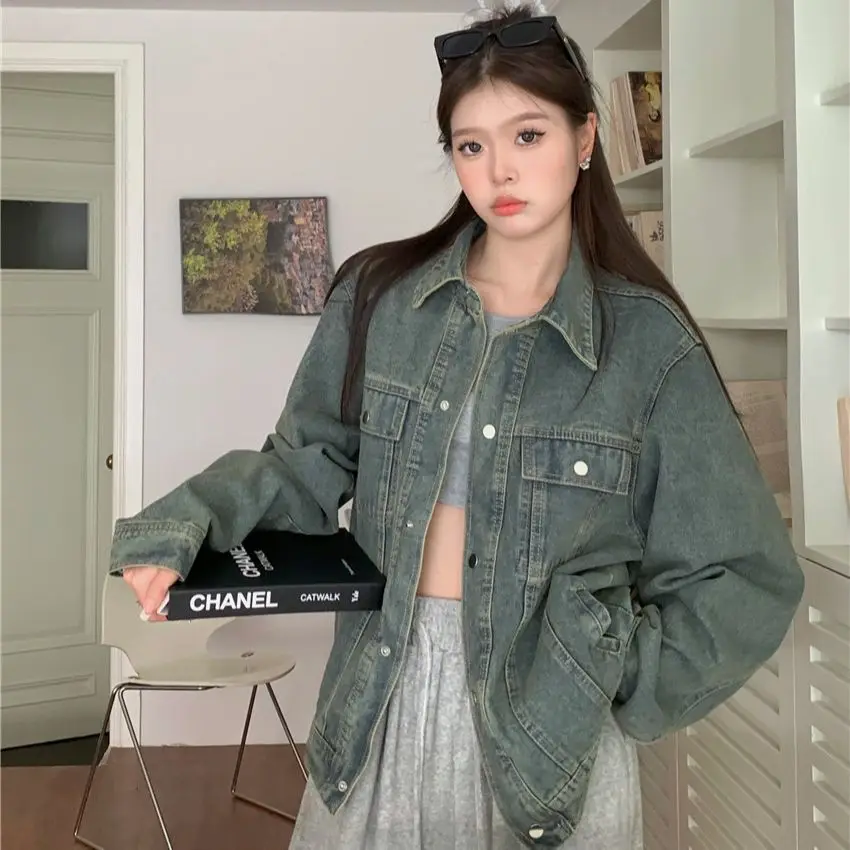 2023 New Spring And Autumn Cowboy Coat Girl Jacket Retro Washing Make Old Design Sense Easy Versatile Tide Free Shipping
2023 New Spring And Autumn Cowboy Coat Girl Jacket Retro Washing Make Old Design Sense Easy Versatile Tide Free Shipping