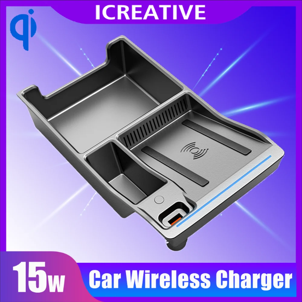 15W For Audi A4 A4L A5 S4 S5 B9 Car Wireless Charger Fast Charging Mobile Phone Charging Holder Accessories 2017-2021
15W For Audi A4 A4L A5 S4 S5 B9 Car Wireless Charger Fast Charging Mobile Phone Charging Holder Accessories 2017-2021