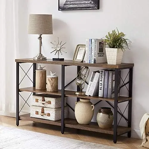 Sofa Table,Console Table,3-Tier Industrial Rustic Hallway/Entryway Table,Easy Assembly,for Entryway, Living Room (French Oak Bro
Sofa Table,Console Table,3-Tier Industrial Rustic Hallway/Entryway Table,Easy Assembly,for Entryway, Living Room (French Oak Bro