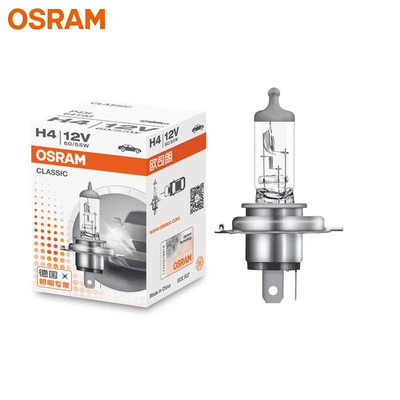 OSRAM H4 12V 60/55W 3200K 64193 P43t Original Line Spare Parts Headlight Standard Lamp Car OEM Halogen Bulb Made In China 1X
OSRAM H4 12V 60/55W 3200K 64193 P43t Original Line Spare Parts Headlight Standard Lamp Car OEM Halogen Bulb Made In China 1X