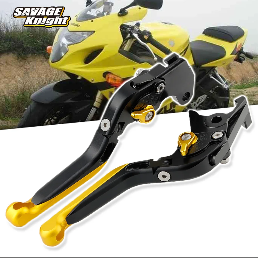 Folding Extendable Brake Clutch Levers For SUZUKI GSX-R 600 GSXR 750 2004-2005 Motorcycle Adjustable Accessories Modified Parts
Folding Extendable Brake Clutch Levers For SUZUKI GSX-R 600 GSXR 750 2004-2005 Motorcycle Adjustable Accessories Modified Parts