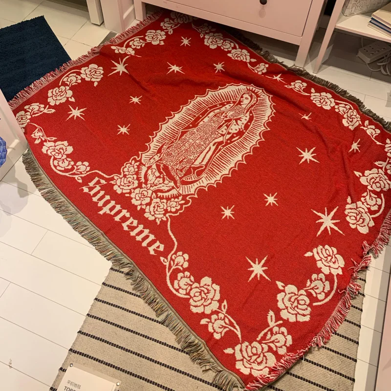 Super Faith Virgin Black Red Blanket Personality Tapestry Office Air Conditioning Blanket Nap Blanket Living Room Sofa Ornaments
Super Faith Virgin Black Red Blanket Personality Tapestry Office Air Conditioning Blanket Nap Blanket Living Room Sofa Ornaments