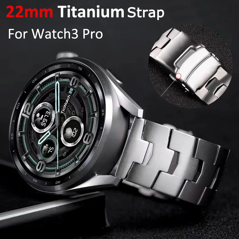 22mm Titanium Strap For Huawei Watch 3 Pro 46mm GT2/2e For Samsung Galaxy Watch 3 45MM Bracelet For Seiko Luxury Metal Bracelet
22mm Titanium Strap For Huawei Watch 3 Pro 46mm GT2/2e For Samsung Galaxy Watch 3 45MM Bracelet For Seiko Luxury Metal Bracelet