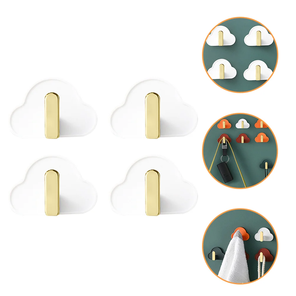 4 Pcs Hook up Wall Hanging Hooks Cloud Shape No Punching Plastic Key Abs Traceless
4 Pcs Hook up Wall Hanging Hooks Cloud Shape No Punching Plastic Key Abs Traceless