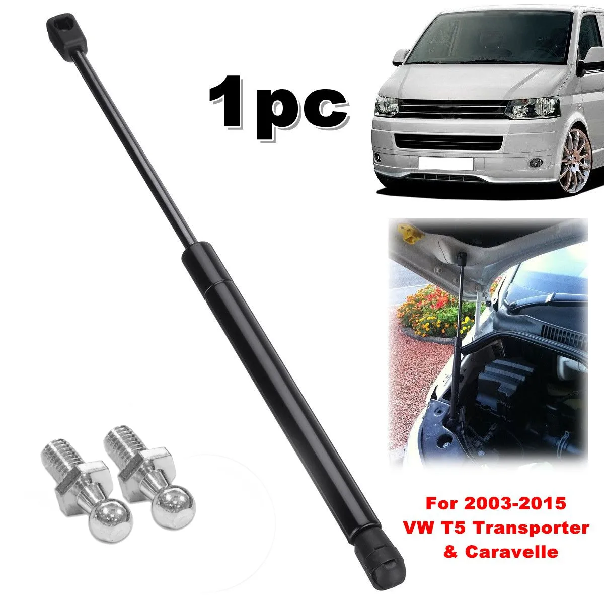 1Pc Front Bonnet Strut Gas Hood Support 7E0823359 For Volkswagen VW T5 Transporter Caravelle 2003-2011 2012 2013 2014 2015
1Pc Front Bonnet Strut Gas Hood Support 7E0823359 For Volkswagen VW T5 Transporter Caravelle 2003-2011 2012 2013 2014 2015