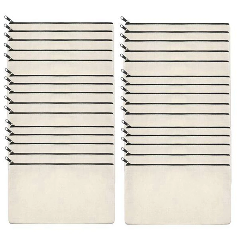 200Pcs Canvas Zipper Bag Pencil Case Cosmetic Bag Blank Bag DIY Craft Bag Cosmetic Bag Cosmetic Bag DIY Craft School
200Pcs Canvas Zipper Bag Pencil Case Cosmetic Bag Blank Bag DIY Craft Bag Cosmetic Bag Cosmetic Bag DIY Craft School