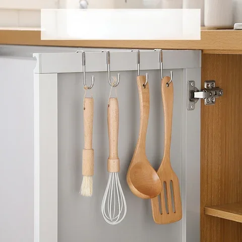 Stainless Steel Free Punching Cabinet Door S-type Door Hanger Hook 1PC Without Trace Clothes Hook Wall Mounted Hooks
Stainless Steel Free Punching Cabinet Door S-type Door Hanger Hook 1PC Without Trace Clothes Hook Wall Mounted Hooks