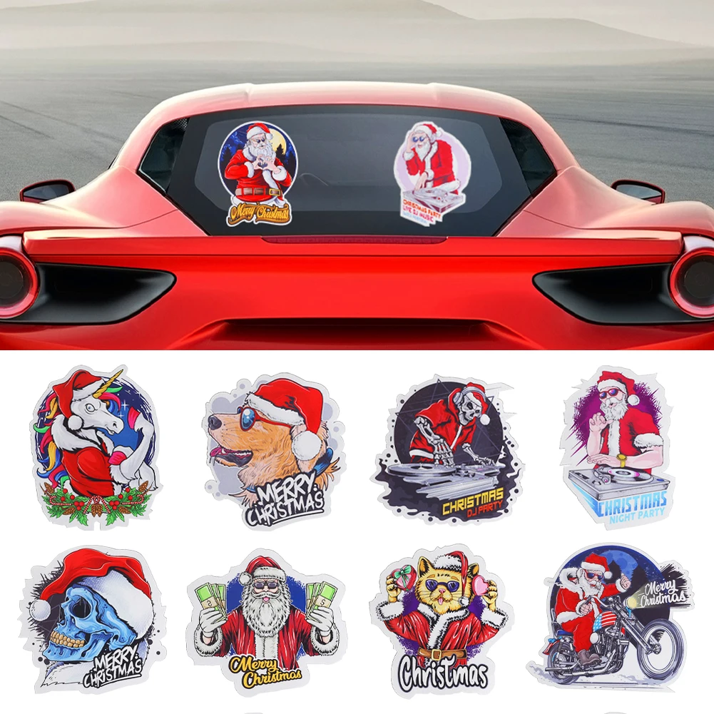 New Christmas Car Decoration Santa Claus Sticker PVC Reflective Car Decals Rock Hip Hop Santa Music Party Vinyl Waterproof Decal
New Christmas Car Decoration Santa Claus Sticker PVC Reflective Car Decals Rock Hip Hop Santa Music Party Vinyl Waterproof Decal