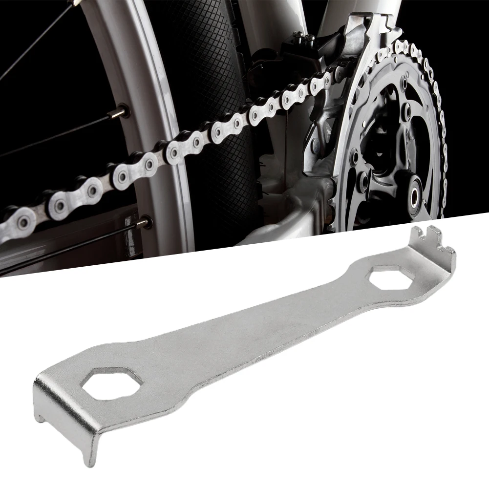 Quality Durable Wrench Tool 18g Bike Chainring Wrench Double-ended Easy To Use MTB Nut Removal Tool Road Bike Silver
Quality Durable Wrench Tool 18g Bike Chainring Wrench Double-ended Easy To Use MTB Nut Removal Tool Road Bike Silver