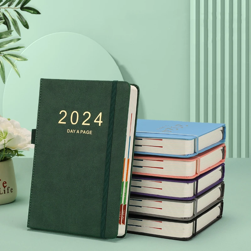 Leather A5 Notebook English 2024 Agend Planner Portable Daily Business Notepad Yearly Schedule Diary Stationery School Supplies
Leather A5 Notebook English 2024 Agend Planner Portable Daily Business Notepad Yearly Schedule Diary Stationery School Supplies