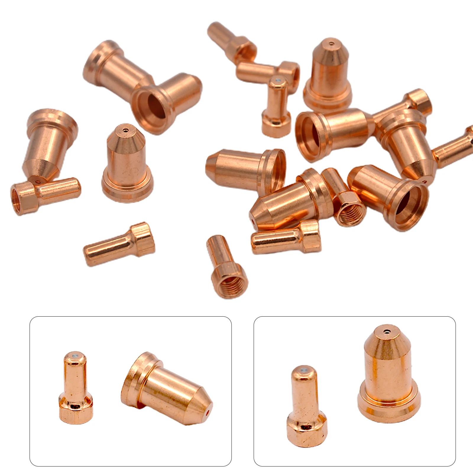 20pcs PT-80 40-50A Plasma Cutter Torch Electrode 1.0mm Tips 52558 51311.12 Welding Equipment Soldering Accessories
20pcs PT-80 40-50A Plasma Cutter Torch Electrode 1.0mm Tips 52558 51311.12 Welding Equipment Soldering Accessories