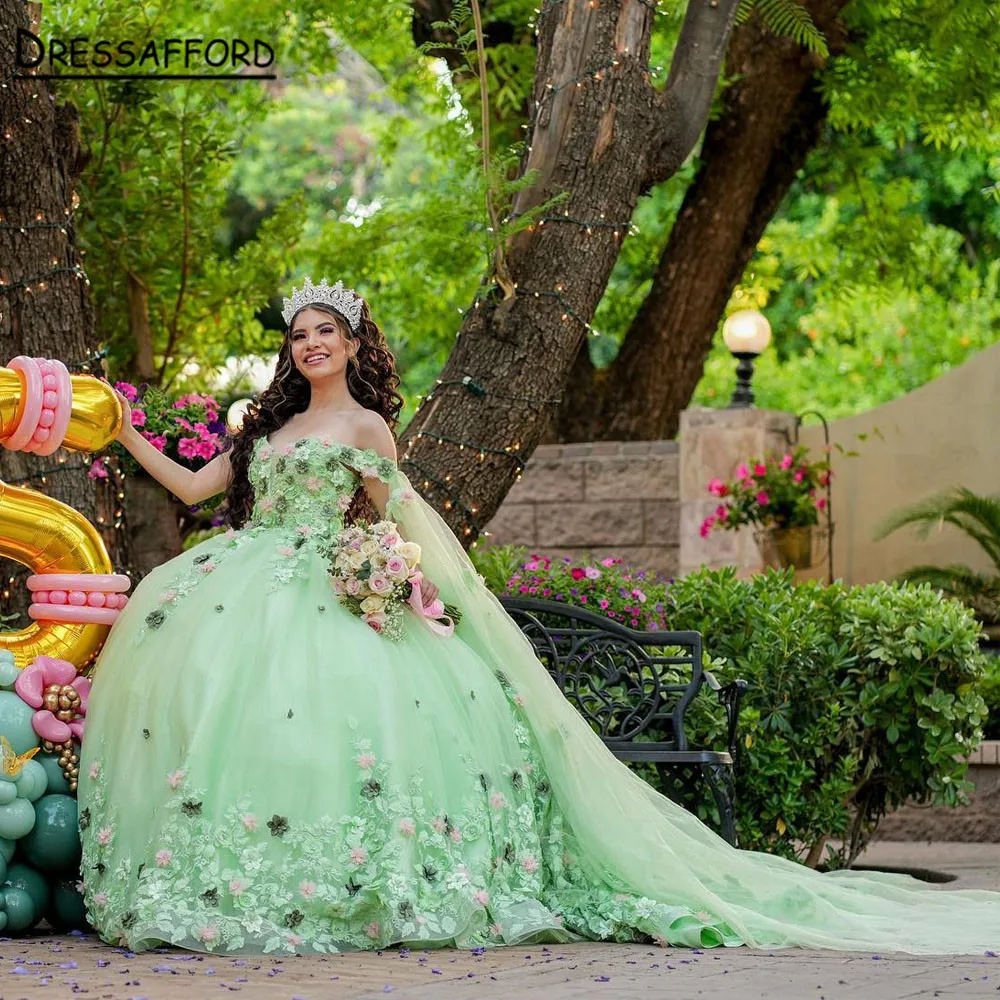Mint Green Sweetheart Ball Gown Quinceanera Dresses Tulle Lace Formal Vestido De 15 Anos Quinceanera 2023 Princess Party Dress
Mint Green Sweetheart Ball Gown Quinceanera Dresses Tulle Lace Formal Vestido De 15 Anos Quinceanera 2023 Princess Party Dress