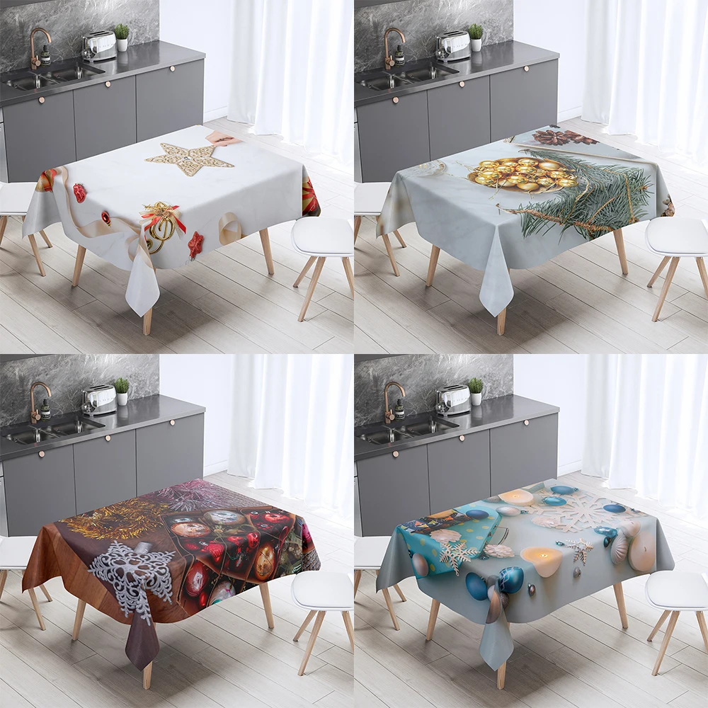 Christmas Theme Decoration Print Pattern Tablecloth Home Square Party Stainproof Dust Cover
Christmas Theme Decoration Print Pattern Tablecloth Home Square Party Stainproof Dust Cover
