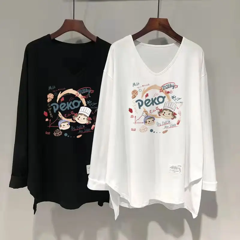 2023 Autumn and Winter New Casual Versatile Commuter Women's Clothing Fashion Print V-Neck Long Sleeve Trend Temperament T-shirt
2023 Autumn and Winter New Casual Versatile Commuter Women's Clothing Fashion Print V-Neck Long Sleeve Trend Temperament T-shirt