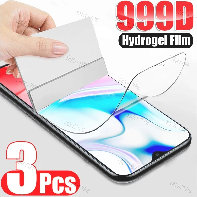 

3Pcs Screen Pteoctor For Huawei Y7 Y6 Pro Y5 Y9 Prime 2019 Hydrogel Film On Huawei Y7 Y6 Y5 Prime 2018 Y9S Y8P Y7A Y6S Not Glass