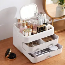 Drawer Style with Desktop Dresser Mirror Bathroom Dustproof and Transparent Portable Cosmetic Plastic Storage Box
Drawer Style with Desktop Dresser Mirror Bathroom Dustproof and Transparent Portable Cosmetic Plastic Storage Box