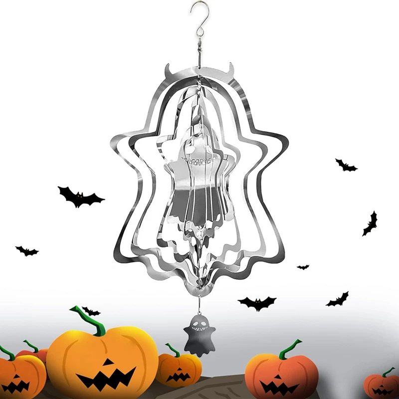 1 Pcs Sculpture Decorations 3D Stainless Steel Hanging Spinner Wind Powered Kinetic Ornaments
1 Pcs Sculpture Decorations 3D Stainless Steel Hanging Spinner Wind Powered Kinetic Ornaments