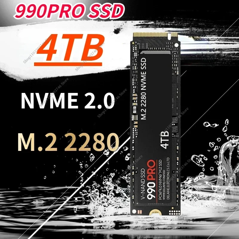 990PRO 4TB 2TB 1TB 100% Original NVME2.0 SSD M.2 2280 PCIe 4.0x4 Internal Solid State Drive for PS5 Laptop Desktop PlayStation 5
990PRO 4TB 2TB 1TB 100% Original NVME2.0 SSD M.2 2280 PCIe 4.0x4 Internal Solid State Drive for PS5 Laptop Desktop PlayStation 5