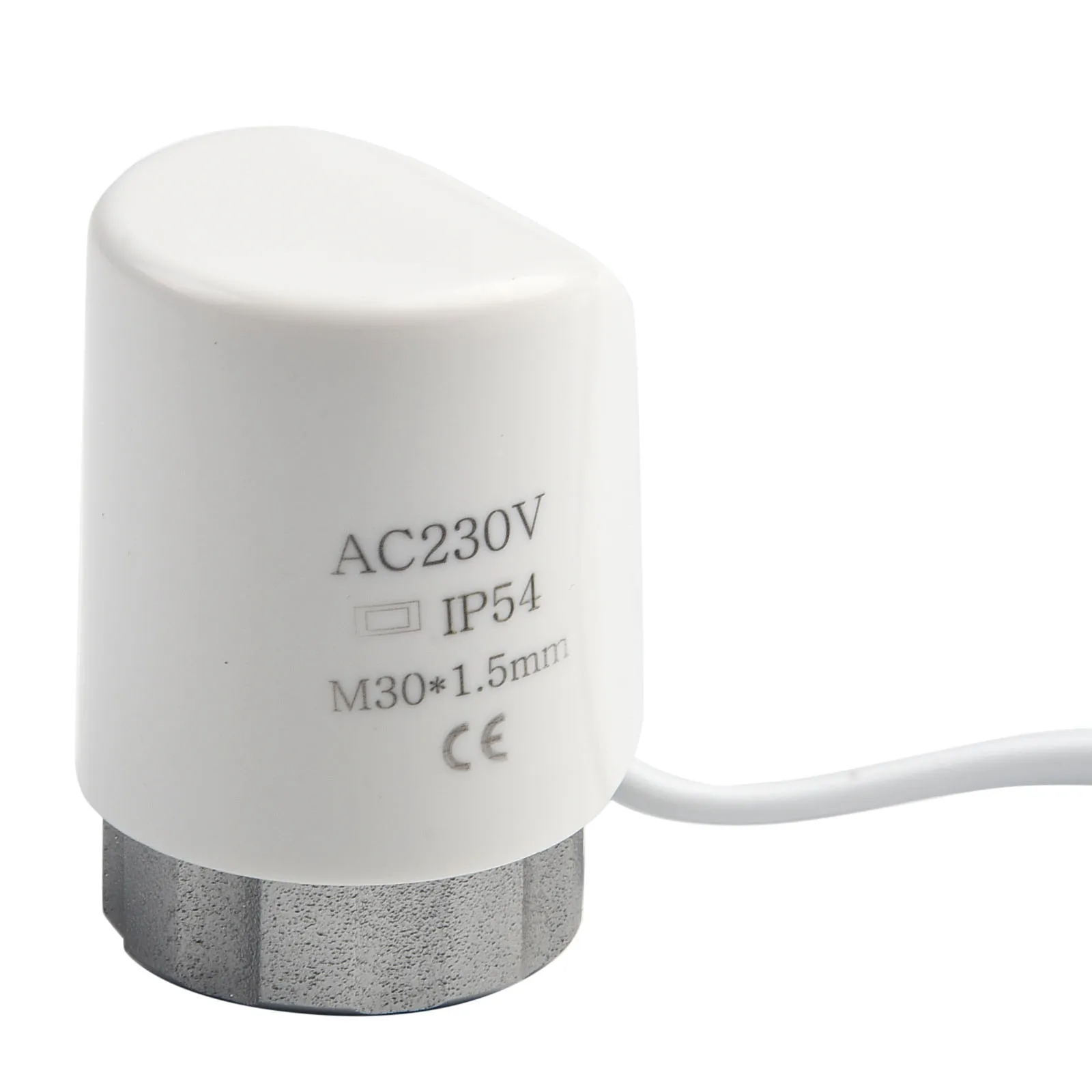 AC230V M30*1.5mm Electric Thermal Actuator For Floor Heating Radiator Valve Adjust Control Temperature Actuator Valve Systems
AC230V M30*1.5mm Electric Thermal Actuator For Floor Heating Radiator Valve Adjust Control Temperature Actuator Valve Systems