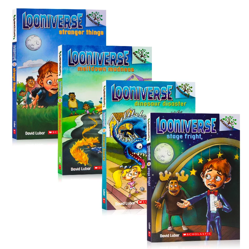 

Книга на английском языке «очень странные дела» (Looniverse), детские книги для детей 4, 5, 6, 7, 8, 9 лет, графические романы