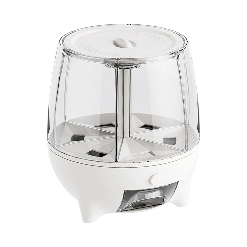 360 Rotating Food Dispenser Measurements Bucket Cereal Dispenser For Kitchen Moisture-Proof Sealed Cereal Dispenser Durable
360 Rotating Food Dispenser Measurements Bucket Cereal Dispenser For Kitchen Moisture-Proof Sealed Cereal Dispenser Durable