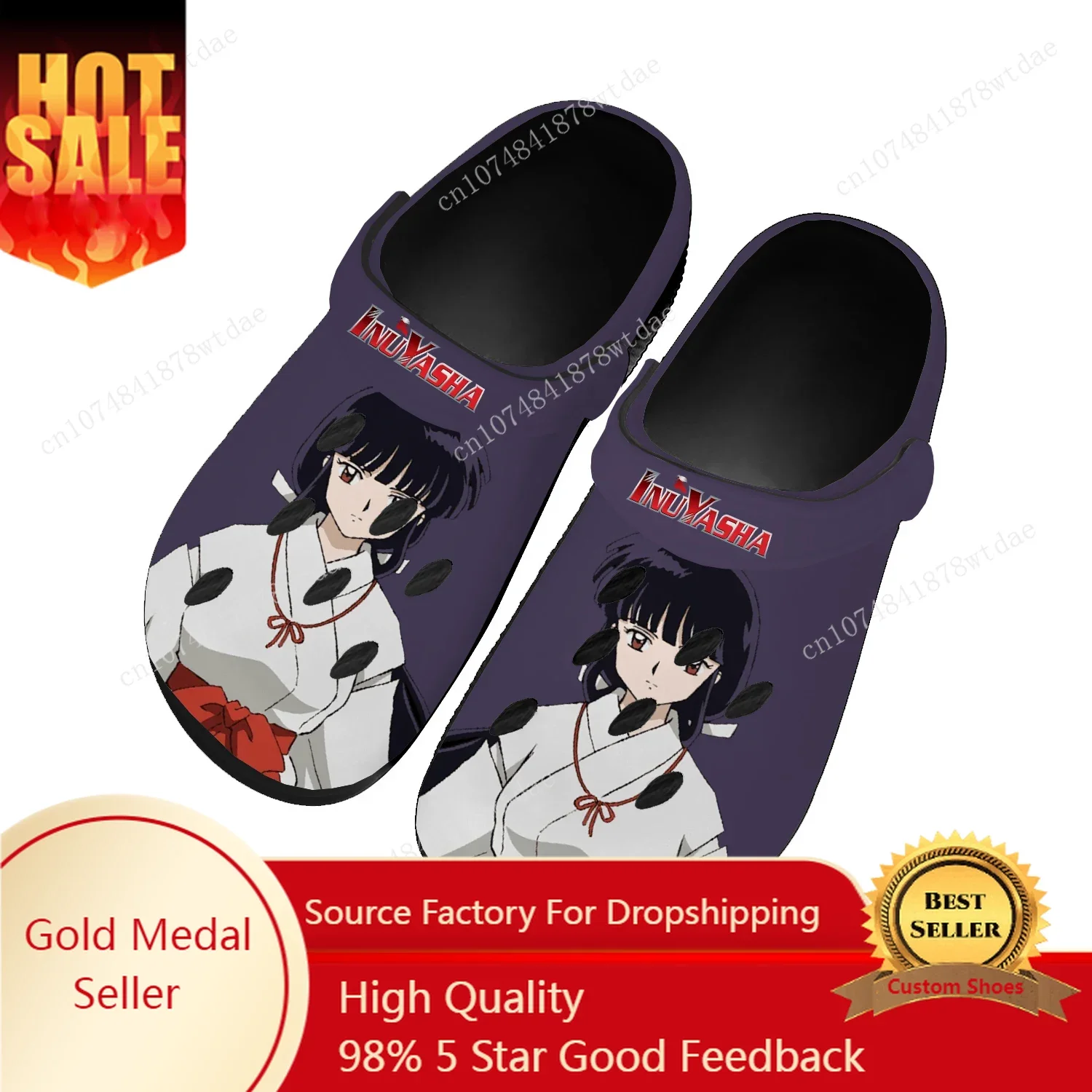 Kikyo Home Clogs Mens Womens Teenager Custom Made Water Shoes Inuyasha Comics Manga Cartoon Garden Beach Hole Slippers Sandals
Kikyo Home Clogs Mens Womens Teenager Custom Made Water Shoes Inuyasha Comics Manga Cartoon Garden Beach Hole Slippers Sandals