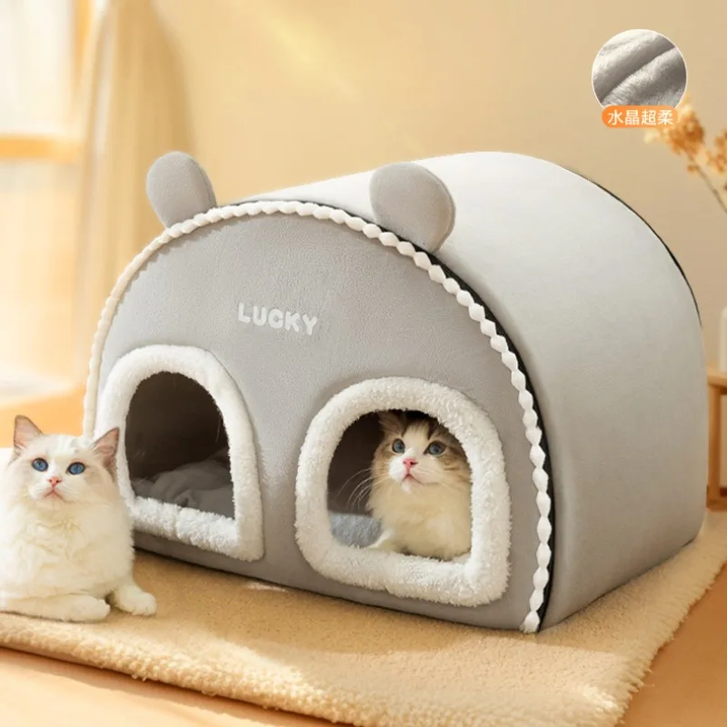 Winter Pet Tent Cave Bed for Dogs Dog Self-Warming Cat Tent Bed Removable Nest Cat Hut Comfortable Pet Sleeping Bed Pet Supplies
Winter Pet Tent Cave Bed for Dogs Dog Self-Warming Cat Tent Bed Removable Nest Cat Hut Comfortable Pet Sleeping Bed Pet Supplies