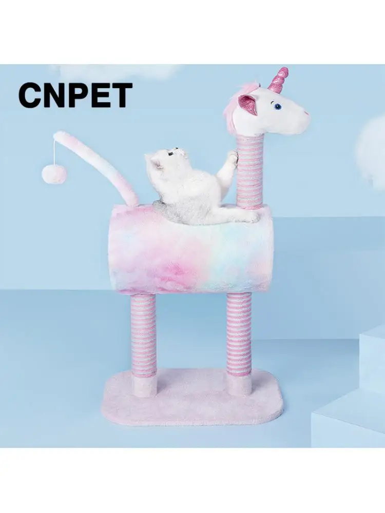 Unicorn Cat Climbing Frame, Cat Tree, Litter Cat Scratching Post, 4 Seasons, Universal Pet Toy
Unicorn Cat Climbing Frame, Cat Tree, Litter Cat Scratching Post, 4 Seasons, Universal Pet Toy
